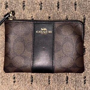 Coach Black and Gray Fabric Detail